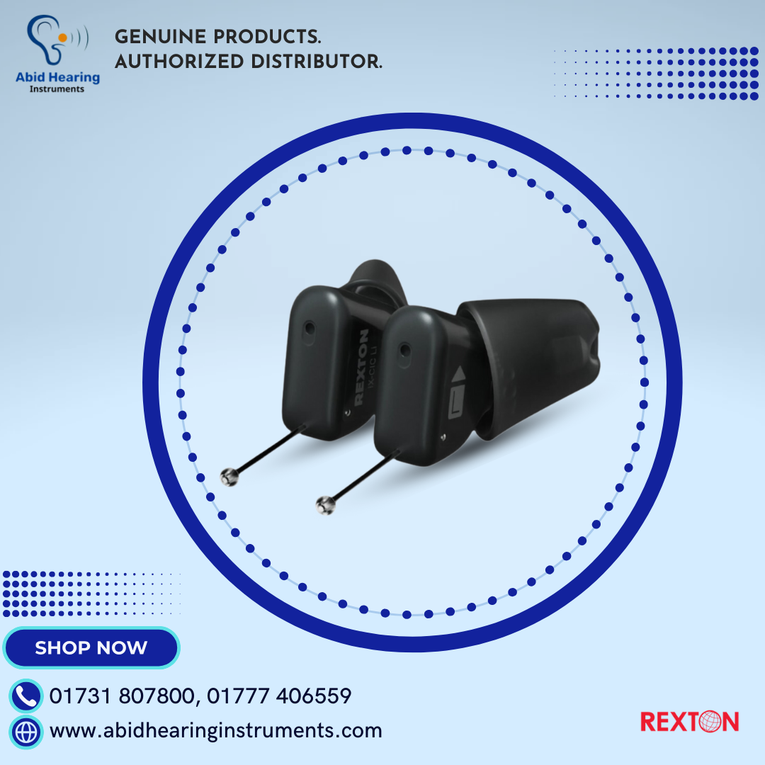 Rexton Rechargeable IX-CIC LI 20 SR 16 Channel (Pair) Hearing Aid Price in Bangladesh